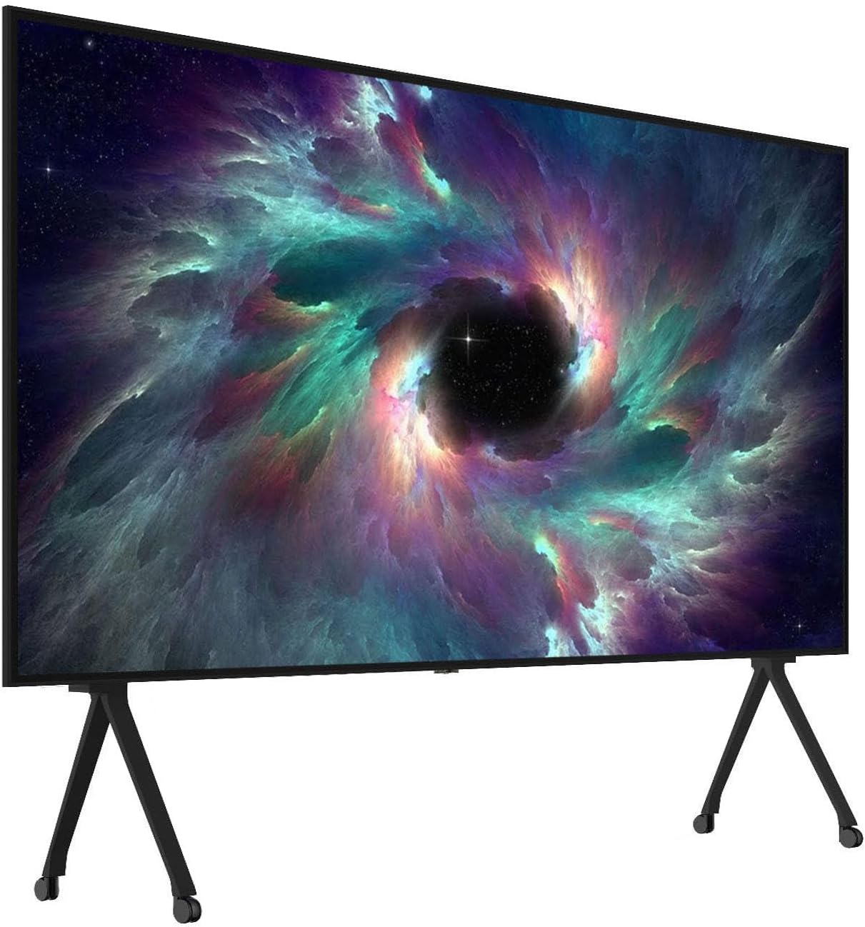 98 Inch 4K Mobile Digital Signage TV A+ Panel, Civil, Commercial with Wi-Fi, Ethernet, Bluetooth, HDMI, USB, 178° Visual Angle, 50000h, Ultra HD