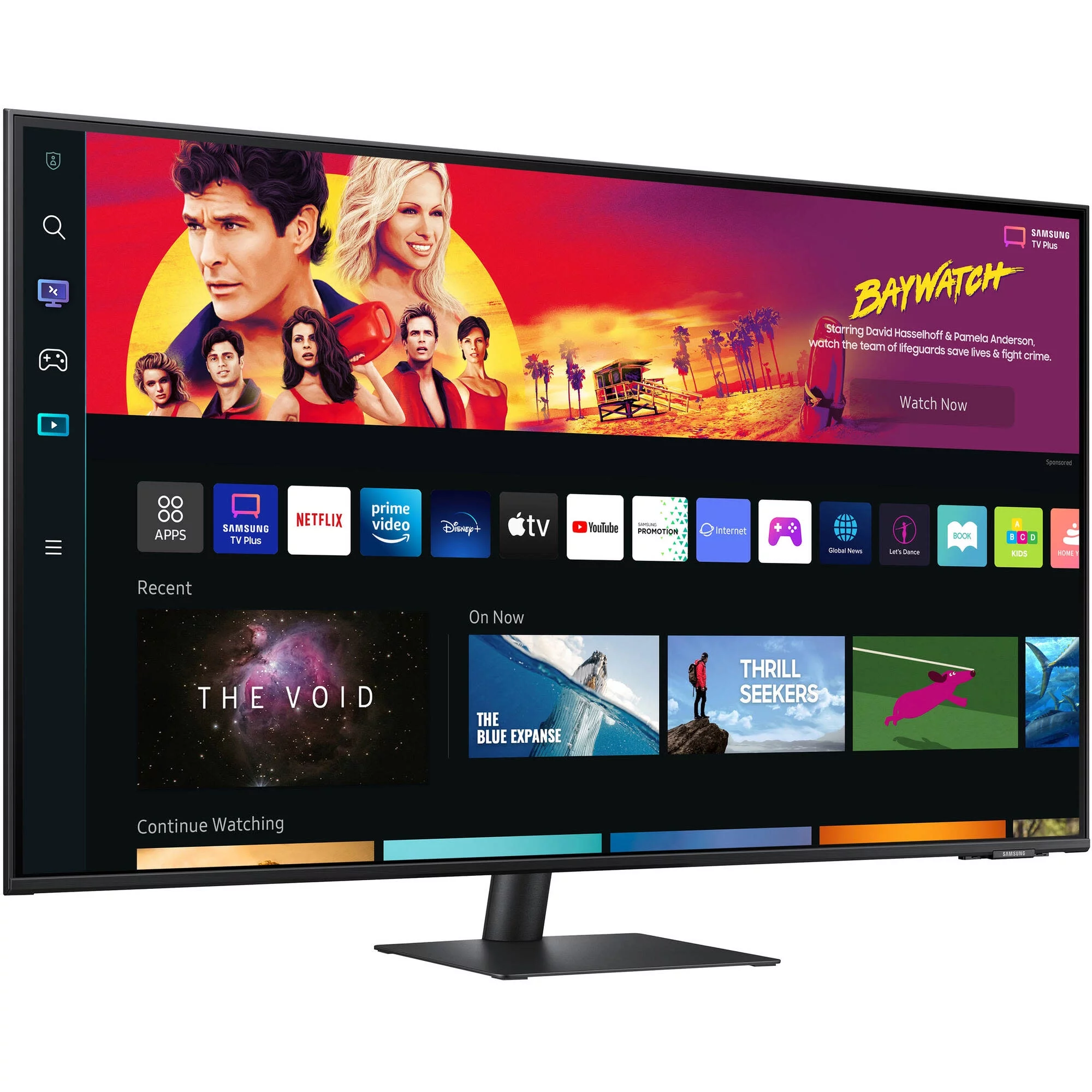 SAMSUNG 43" Class M70B UHD USB-C Smart Monitor and Streaming TV - LS43BM702UNXZA