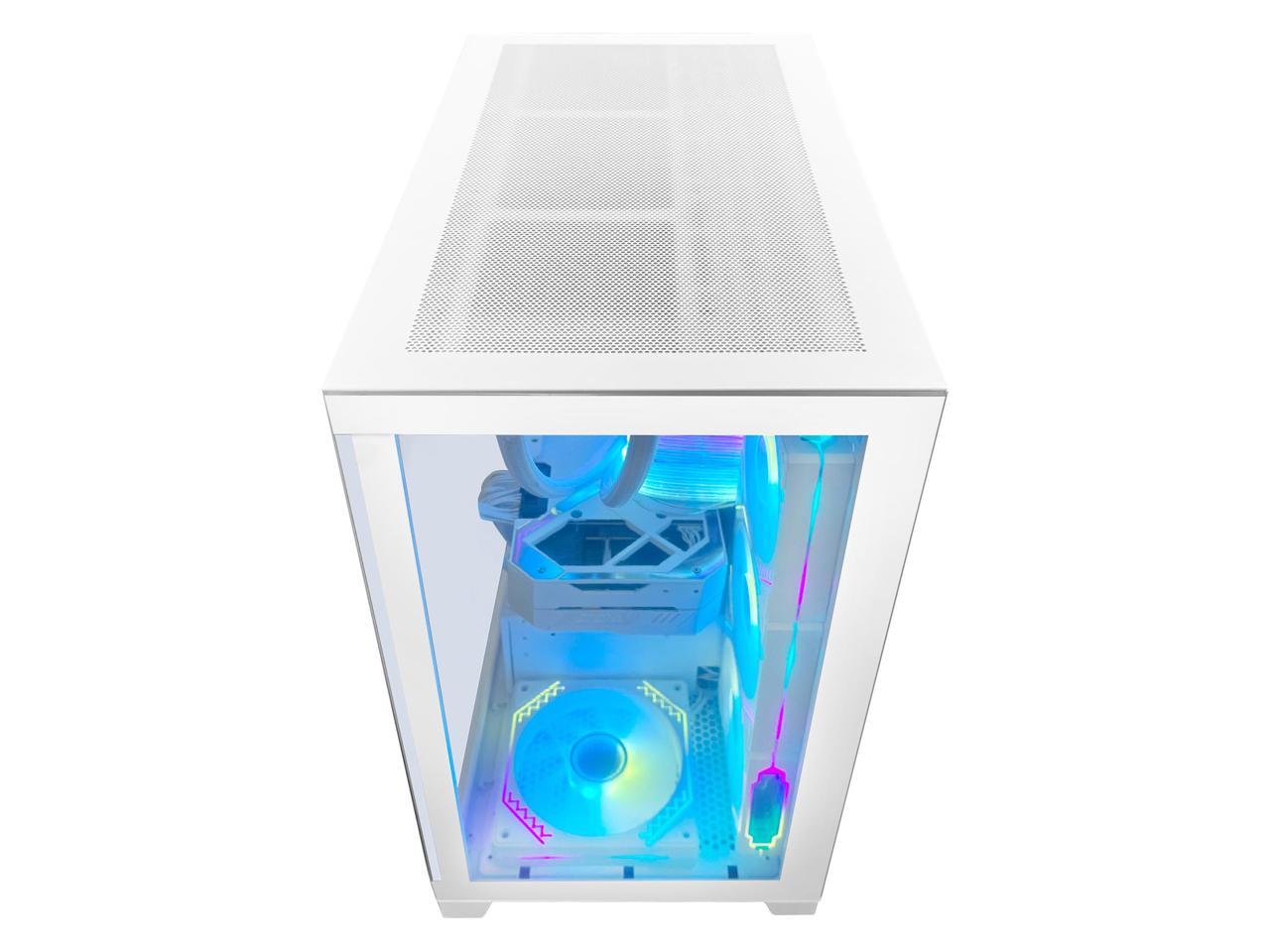 Orangexin. Ocean Park Gaming Desktop-AMD Ryzen 5 5600X 4.6GHz-RTX 4070 12GB - 16GB DDR4 3200 MHz- 1TB M.2 +1TB SATA SSD -360mm AIO -RGB Fans -WiFi&Bluetooth Ready -Windows 11 Pro