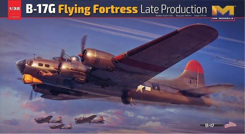 1/32 Scale B-17G Flying Fortress Late Production