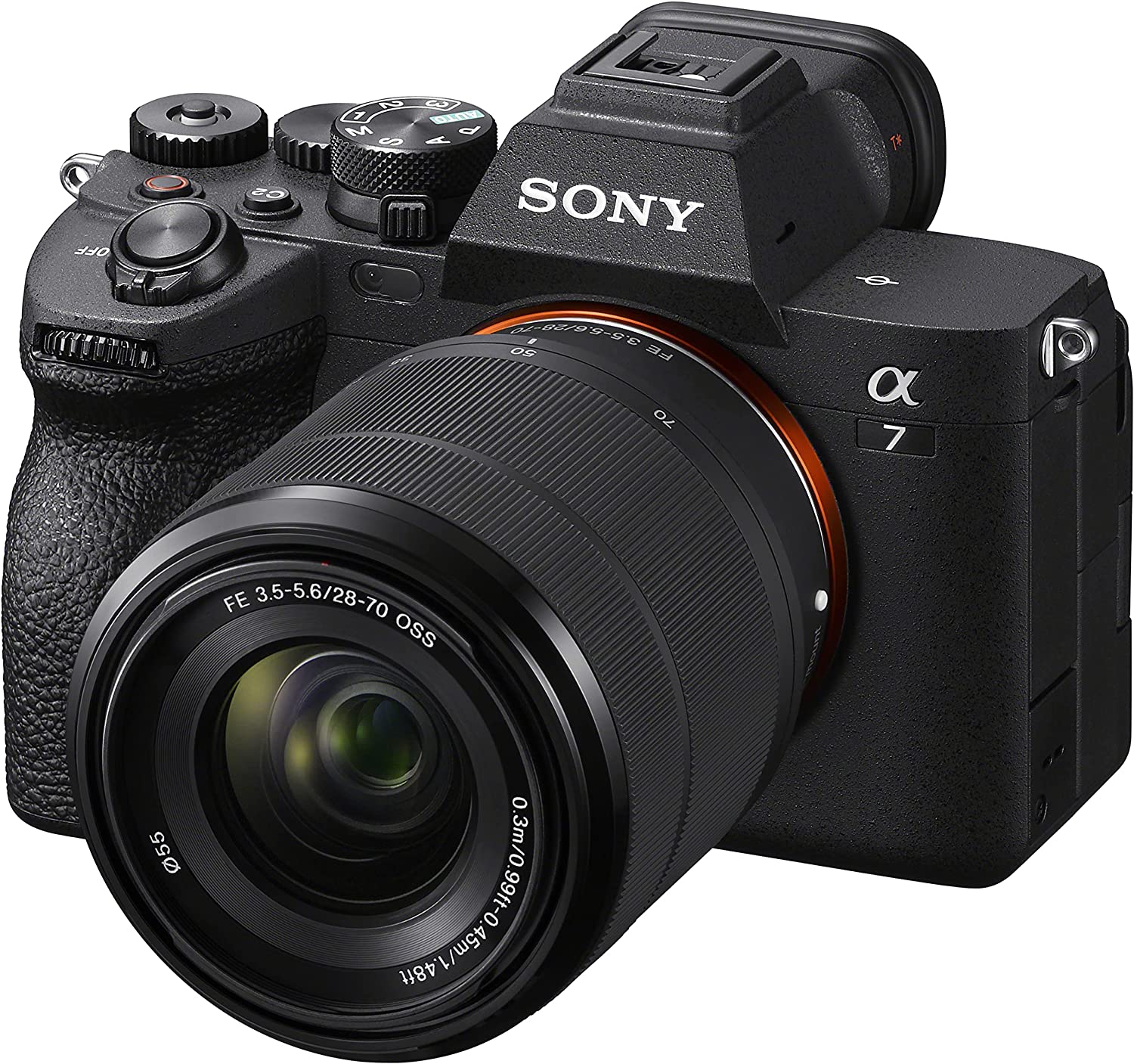 Sony a7 IV Full Frame Mirrorless Camera Body with 2 Lens Kit FE 85mm F1.8 + 28-70mm F3.5-5.6 ILCE-7M4K/B + SEL85F18 Bundle w/ Deco Gear Backpack + Monopod + Extra Battery, LED and Accessories