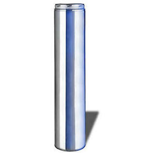 Selkirk CORPORATION Sure-Temp 6-Inch x 36-Inch Stainless Steel Double Wall Insulated Chimney Pipe 206036