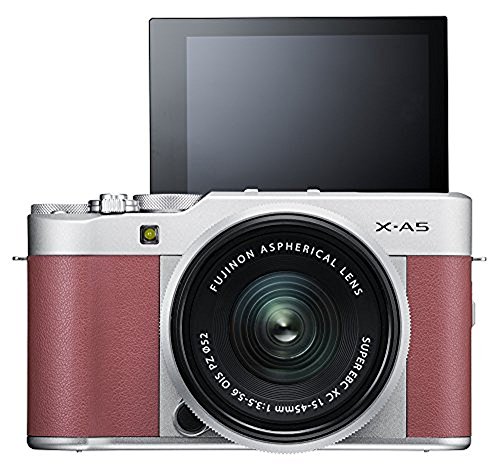 Fujifilm X-A5 Mirrorless Digital Camera w/XC15-45mmF3.5-5.6 OIS PZ Lens - Silver
