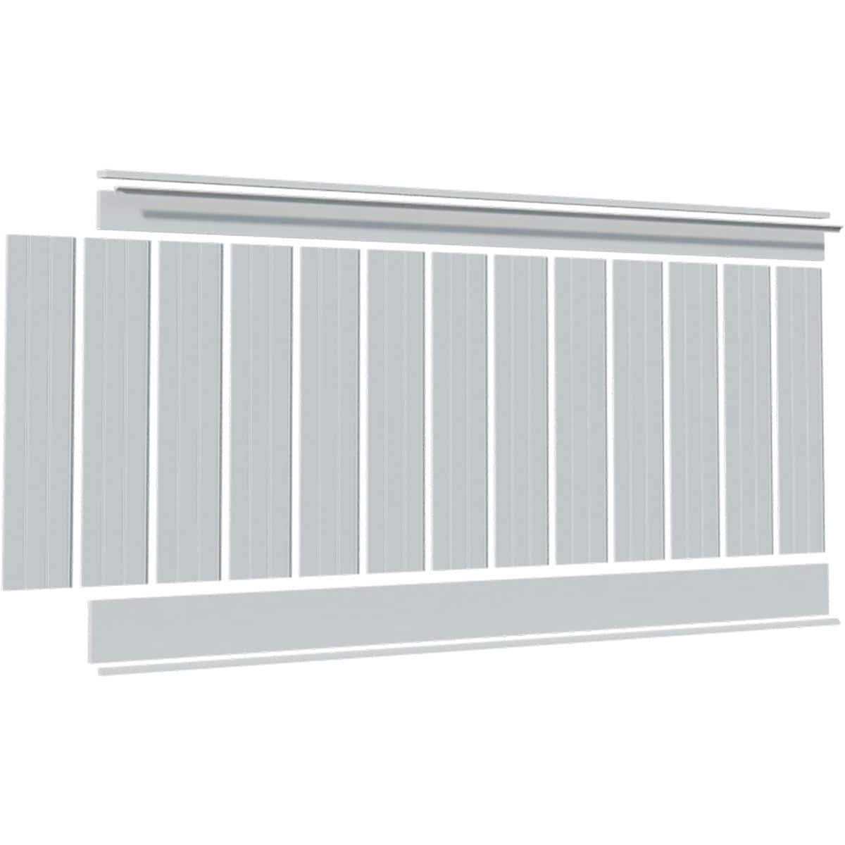 Ekena Millwork Deluxe Beadboard 8' Length PVC Wainscoting Kit - Shop Hardware Tools Online Store