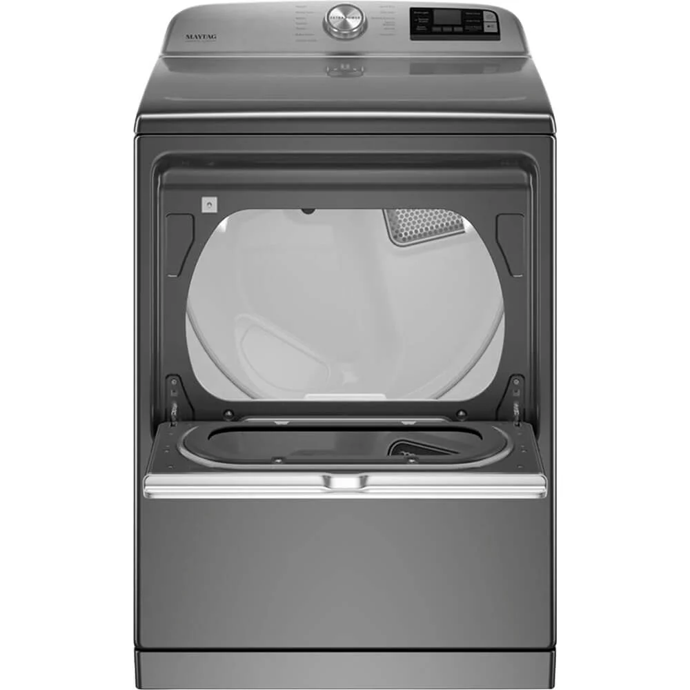 Maytag Med7230h 27" Wide 7.4 Cu. Ft. Energy Star Rated Electric Dryer - Metallic Slate