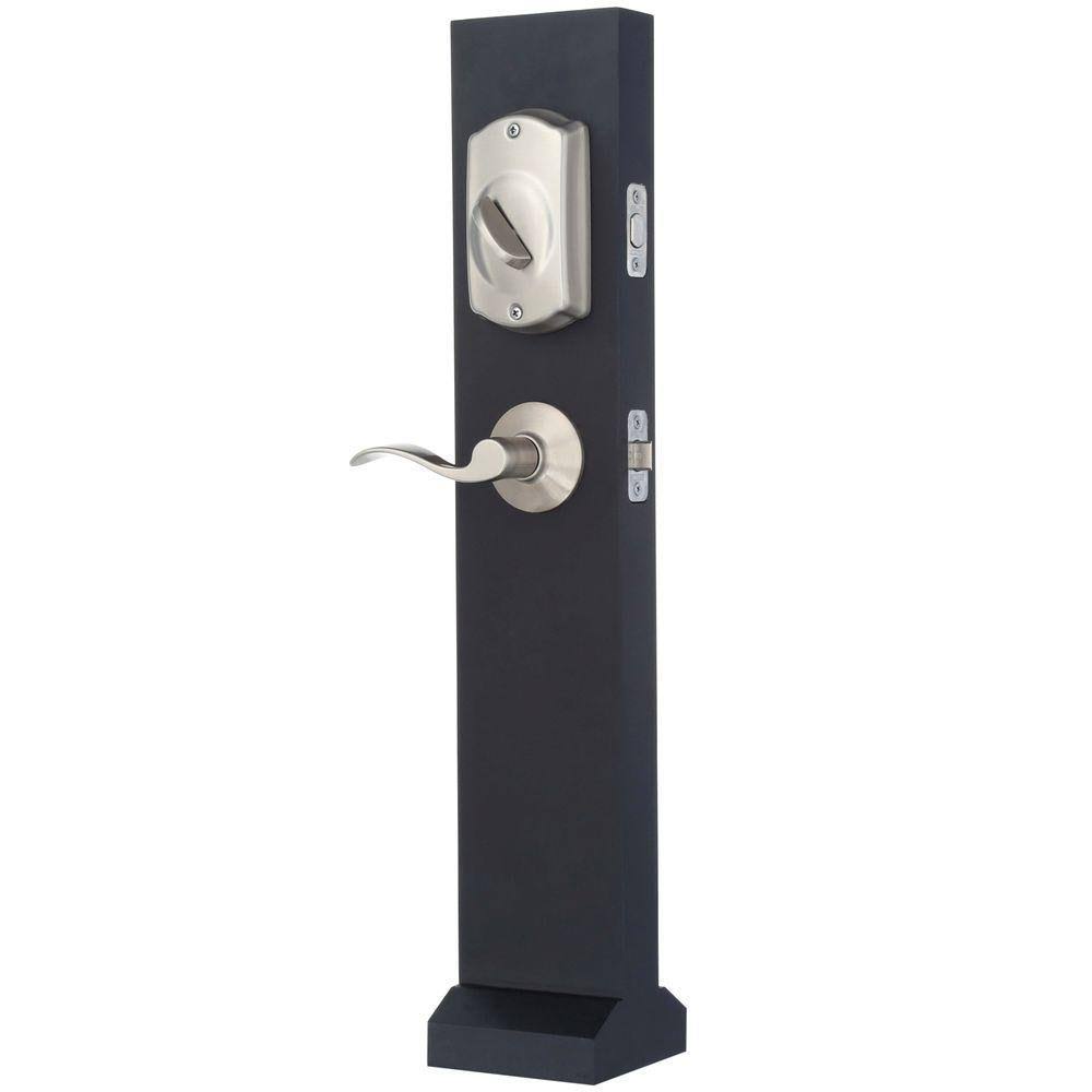 Schlage Camelot Keypad Combo Pack with Accent Lever - Satin Nickel