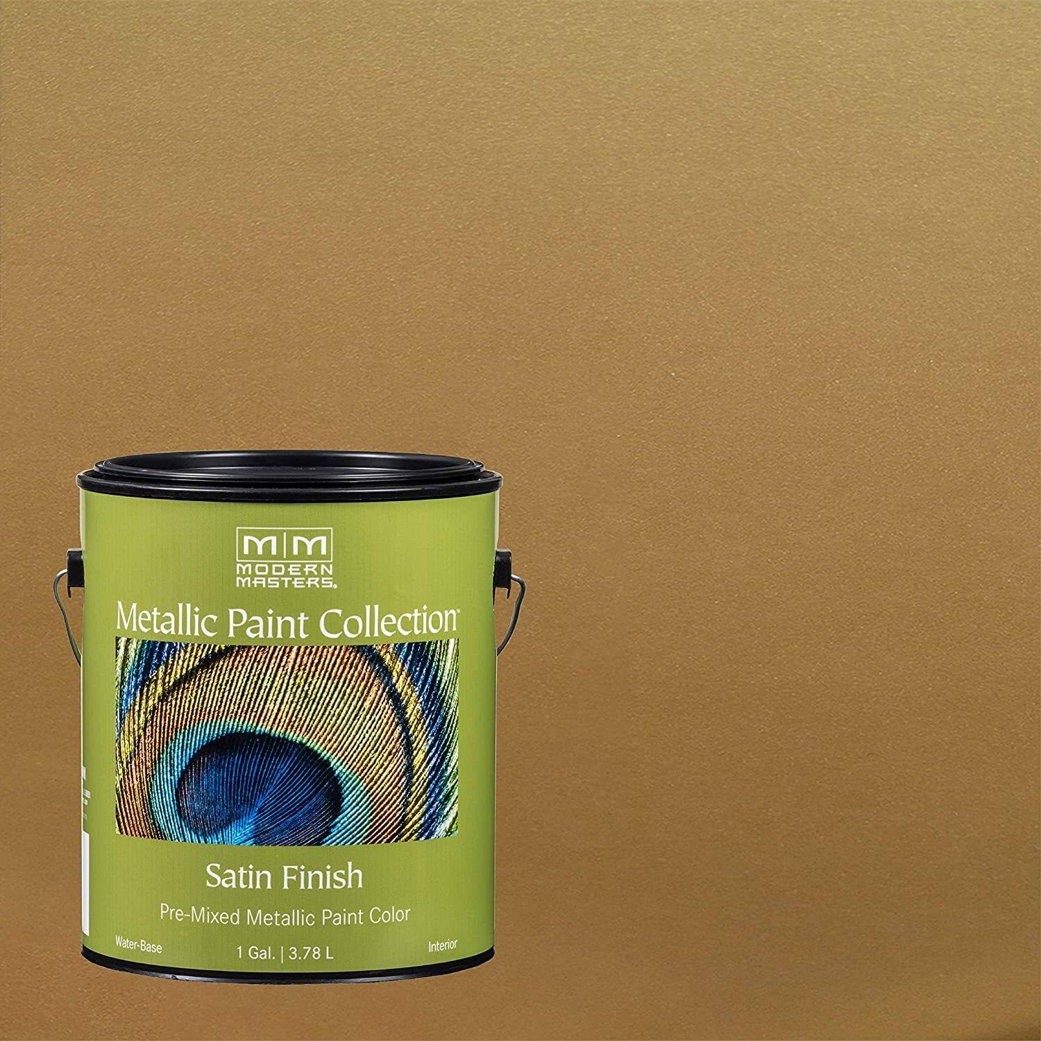 Modern Masters Brass Metallic Paint, 1 Gallon P5018433
