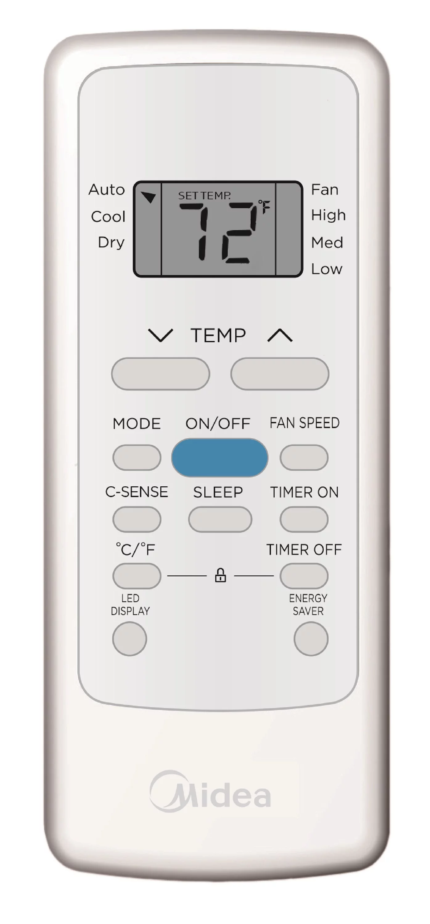 Midea 12,000 BTU 115V Smart Window Air Conditioner with ComfortSense Remote, Cools up to 550 Sq. Ft., White, MAW12S1WWT