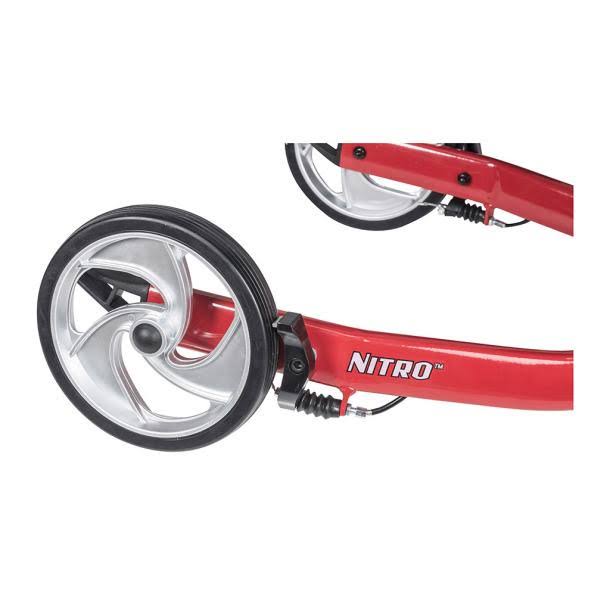 Drive Medical Nitro Euro Style 3-Wheel Rollator Rolling Walker