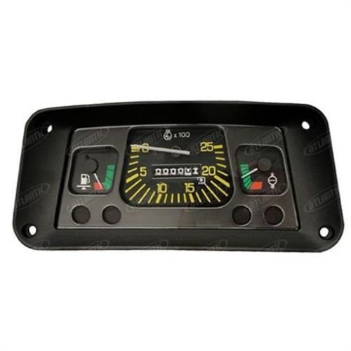 New Replacement Gauge Cluster Compatible with/Replacement for E5NN-10849-DA, 83954555 Black Color Bezel and Face, for Use with Mechanical Tach
