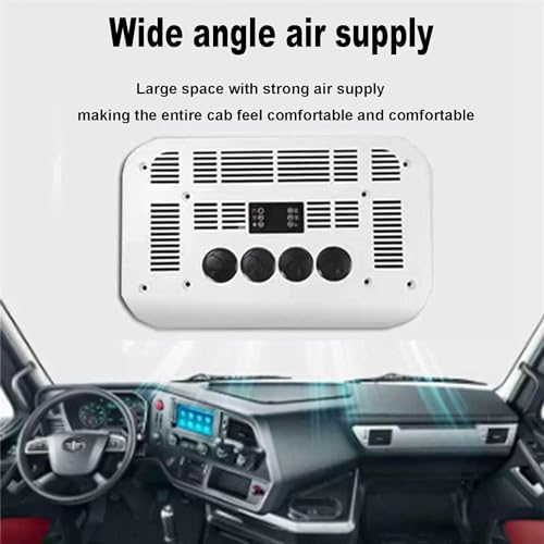 12V/24V Roof RV Air Conditioner, Electric RV Truck Camper, Top-mounted Integrated RV Air Conditioner, Non-duct, Quiet AC, for Automotive Camper Travel Trailer