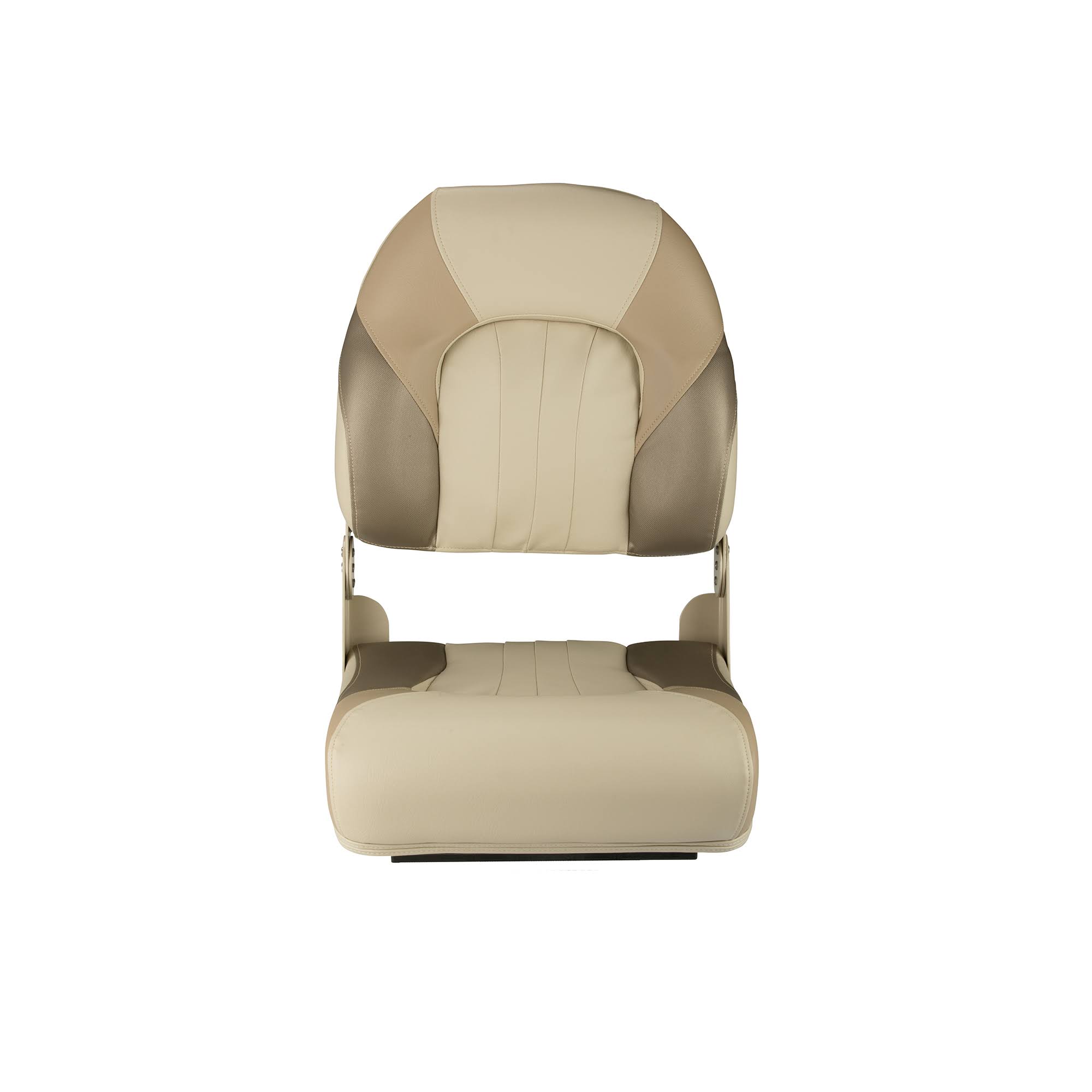 TaylorMade High Back Fold Down Fishing Seat, Tan