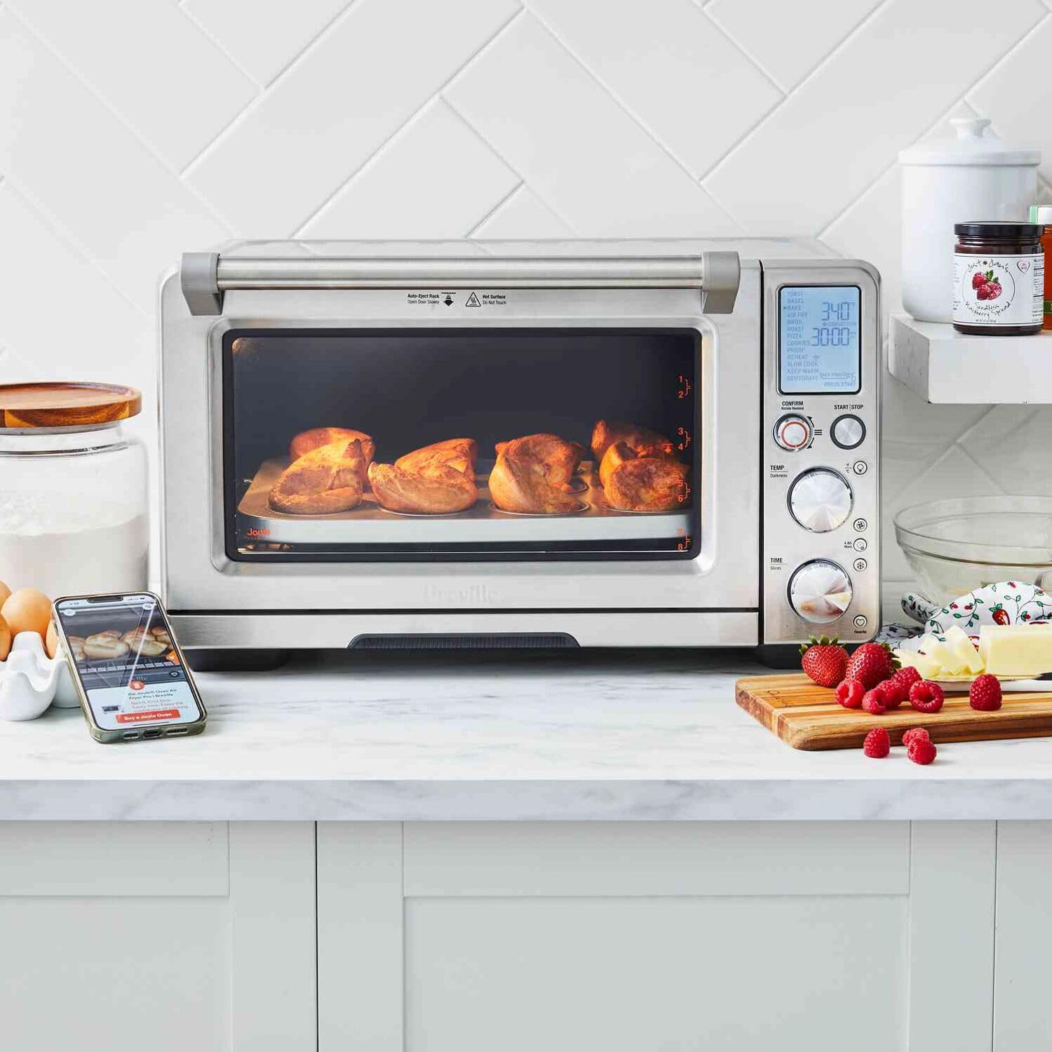 Breville Joule Smart Oven Air Fryer Pro BOV950BSS, Brushed Stainless Steel