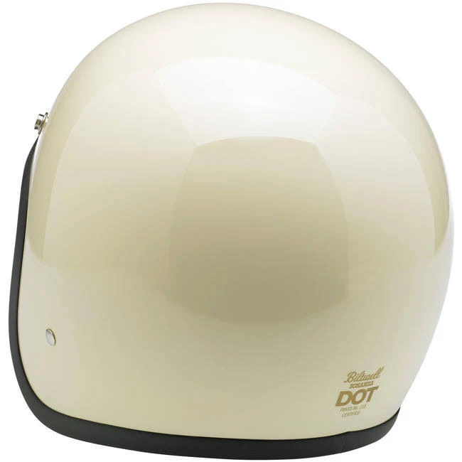 Biltwell Bonanza Helmet - Vintage White - Xs
