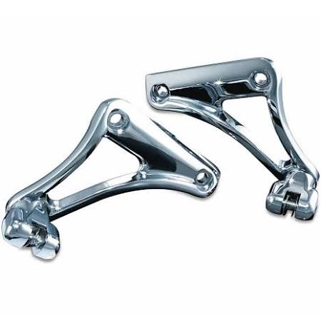 Kuryakyn 4334 Underseat Peg Mounts - Black