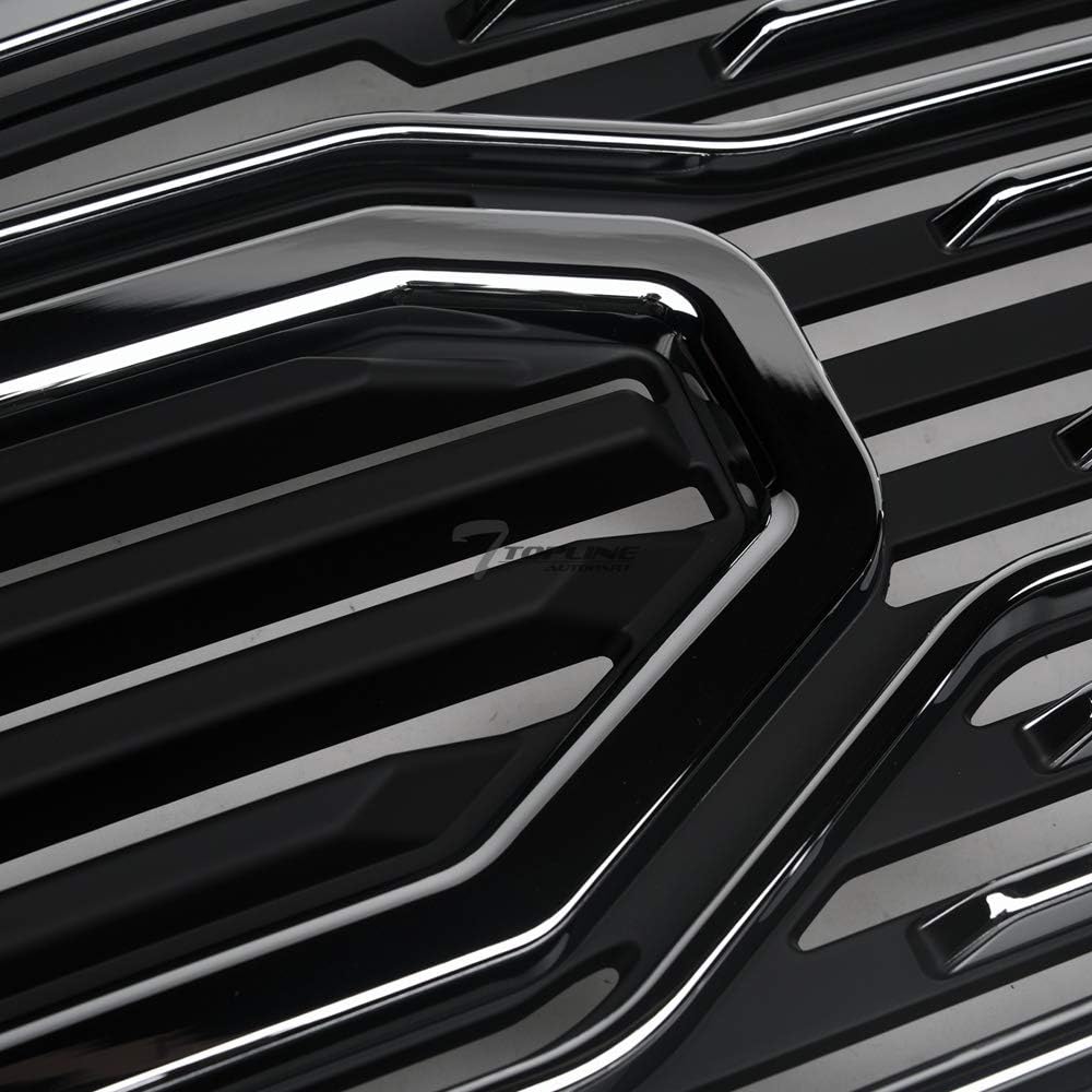 TLAPS 7422437799709 For Ram 1500 2013-2018 / Classic 2019-2022 Chrome Big Horn Style Horizontal Front Grille