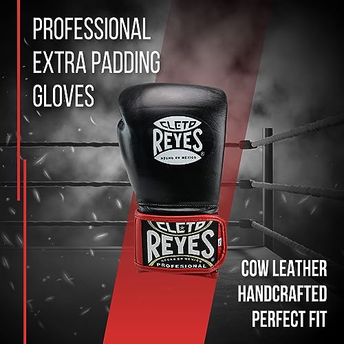 CLETO REYES Professional Extra Padding Boxing Gloves for Training, Sparring and Punching for Men and Women, MMA