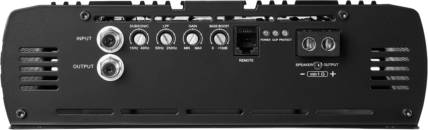 NVX XAD41 1200W RMS 1-OHM Stable Full Bridge Class D High Power Competition Full Range Bridgeable 4-Channel Car Audio MOSFET Amplifier