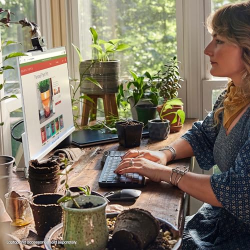 HP Series 5 24 inch FHD Monitor, Full HD Display (1920 x 1080), IPS panel, 99% sRGB, 1500:1 contrast ratio, 300 nits, Eye Ease with Eyesafe certification, 524sa (2024)