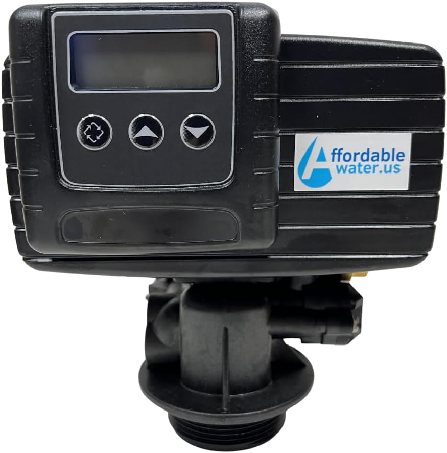 Fleck 5600SXT Water Softener Replacement Valve - Digital Metered On Demand Head with Paddlewheel Meter