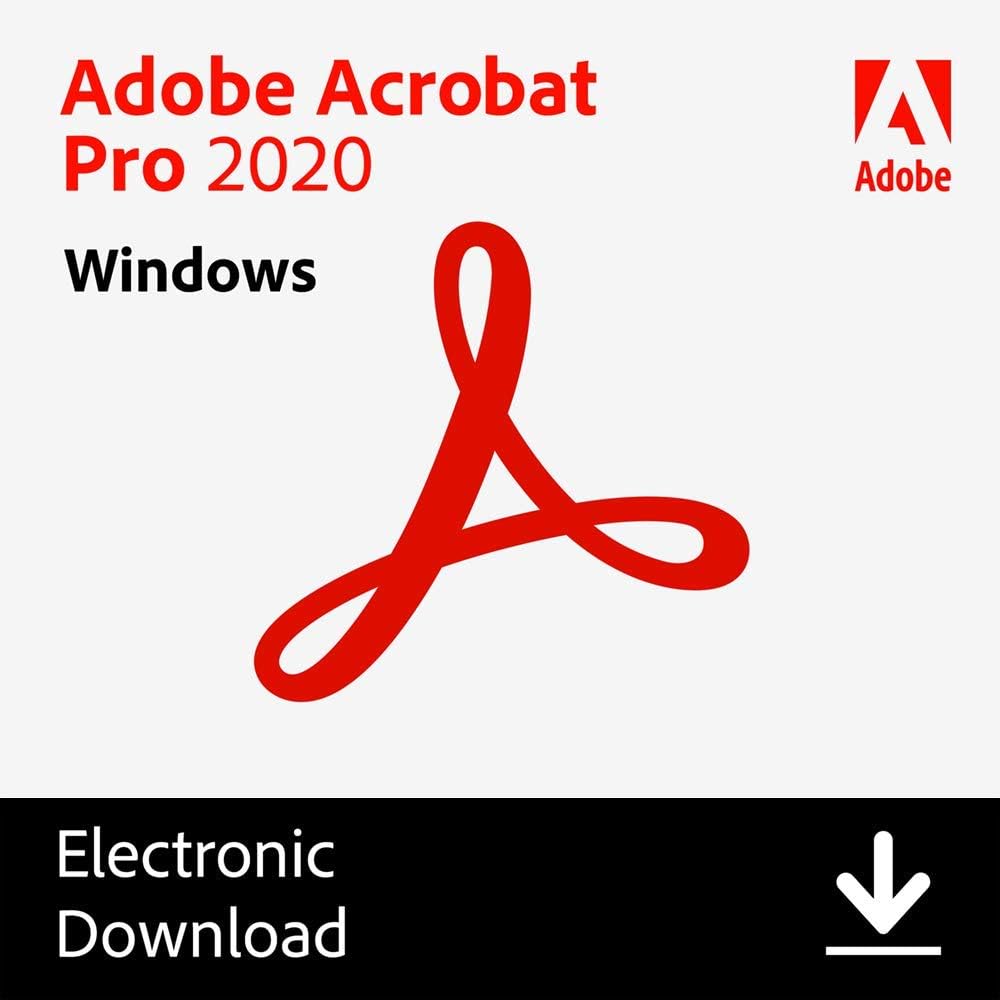 Adobe Acrobat Pro 2020 | Student & Teacher Edition | PC Code