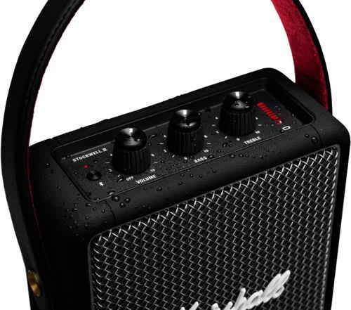 Marshall - Stockwell II Portable Bluetooth Speaker - Black u0026 Brass