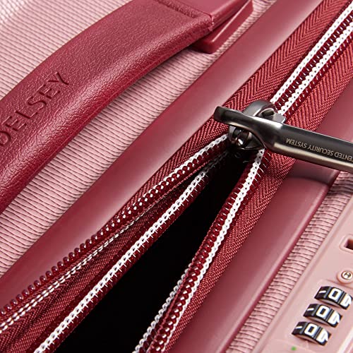 DELSEY PARIS Chatelet Air 2.0 Hardside Luggage with Spinner Wheels, Angora, Checked-Large 28 Inch