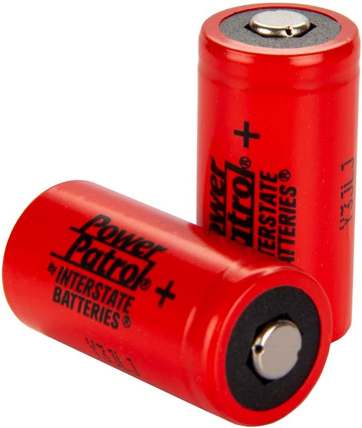Interstate Batteries Power Patrol CR123A 3V Lithium Battery (40 Pack) 3 Volt 1.55mAh Lithium-ion Batteries (PHO0018) Film, Digital Cameras, Camcorders, Flashlights Pack of 2