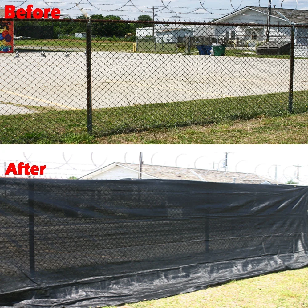 Xtarps - 10 ft. x 14 ft. -  7 oz Premium Privacy Fence Screen 90% Blockage, Green color