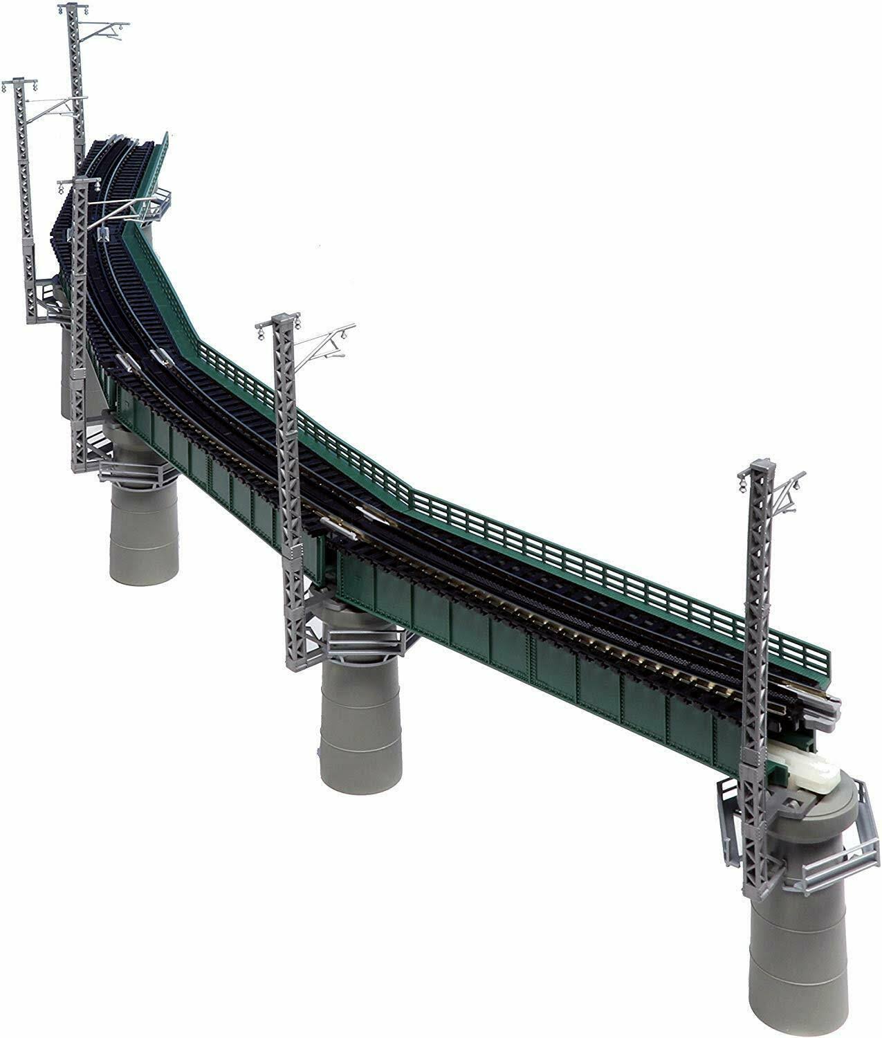 Kato N Scale 20-823 Unitrack Curved Bridge Set