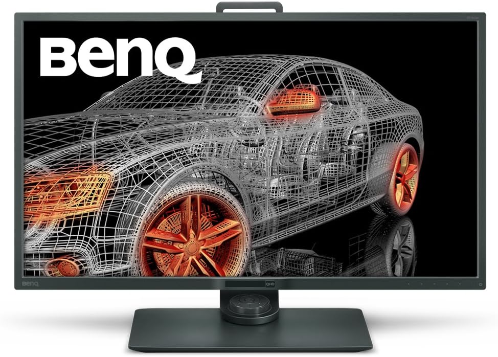 BenQ PD2705U 27 inch 4K UHD IPS Monitor USB-C, 99% sRGB and Rec.709, HDR10, Ergonomic Design, Eye-Care, Built-in Speakers