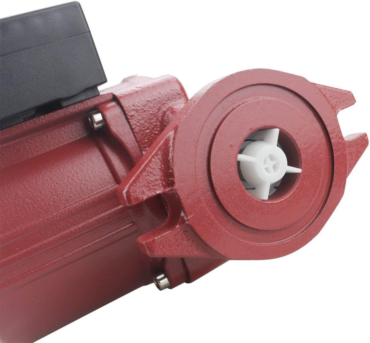 BACOENG 115V Flanged 3-Speed Recirculating Pump, Hot Water Circulation Pump for Water Heater System