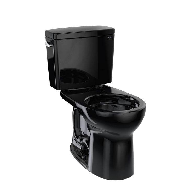 Toto - Drake 2pc Round Front Toilet 1.6GPF Ebony - CST775CEF#51