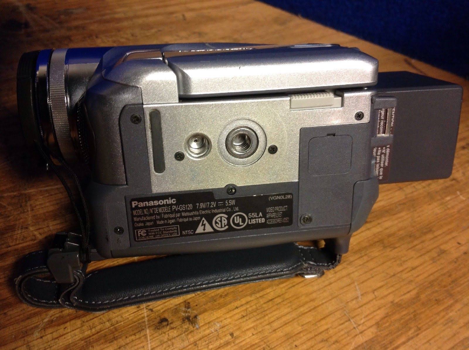 Panasonic Palmcorder Pv-gs120 Mini DV Camcorder