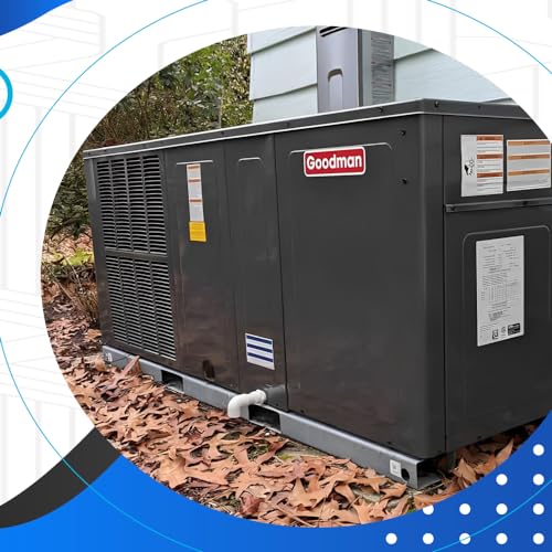 Goodman 13.4 SEER2 2 Ton Air Conditioner Packaged Unit System with Additional Kit and Auxiliary Heat Kit of Choice | Horizontal Configuration, Rotary Compressor, Single Stage Condenser