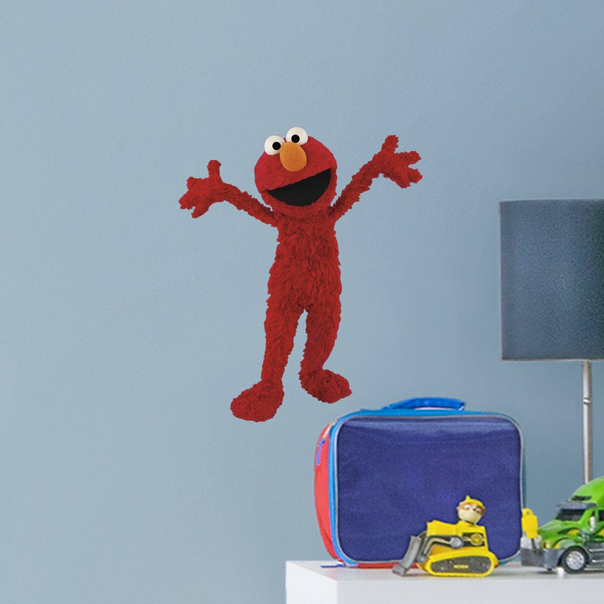 Fathead Elmo - Life-Size Officially Licensed Sesame Street Removable Wall Decal, Size: Giant