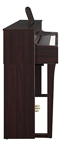 Yamaha Arius, 88-Key Weighted Action Digital Beginner and Intermediate Players, Dynamic Response, Grand Piano Sound, 3-Pedal Unit, Upright Design, Bench Included, Dark Rosewood (YDP105R)