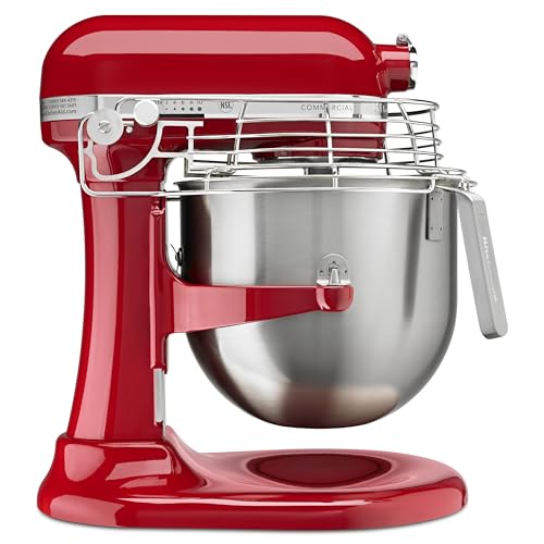KitchenAid KSM8990CU 8-Quart Commercial Countertop Mixer, 10-Speed, Gear-Driven, Contour Silver