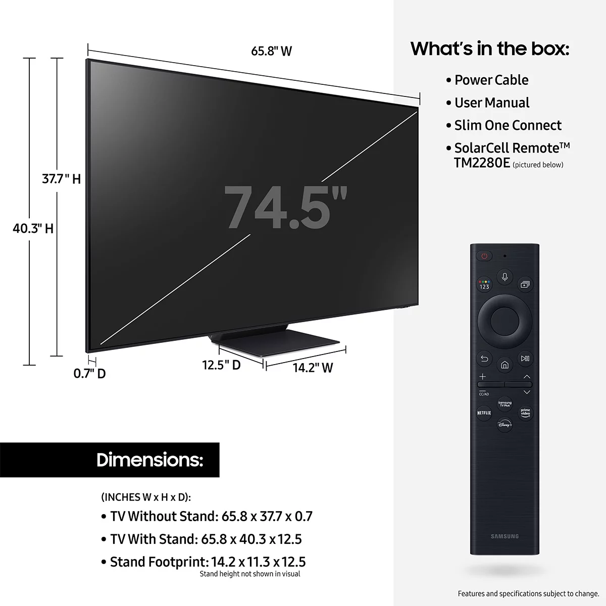 SAMSUNG 75" Class QN95B Neo QLED 4K Smart TV QN75QN95BAFXZA 2022