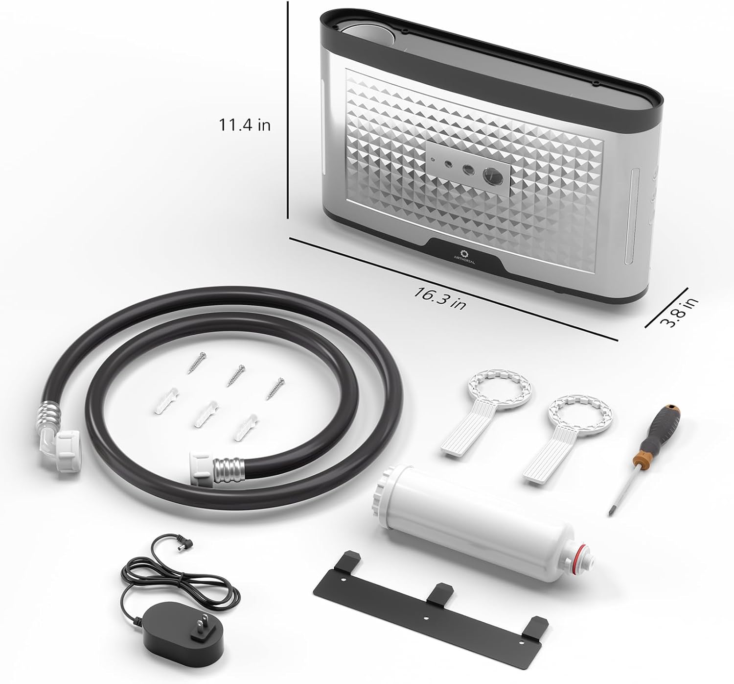 AIRTHEREAL AH20K Ozone Laundry System - Ozone Generator for Washing Machine, Ozone Water Device - Sanitize and Wash Clothes with Less Detergent, Clean Fruits, Dishes, Skin, and Pets