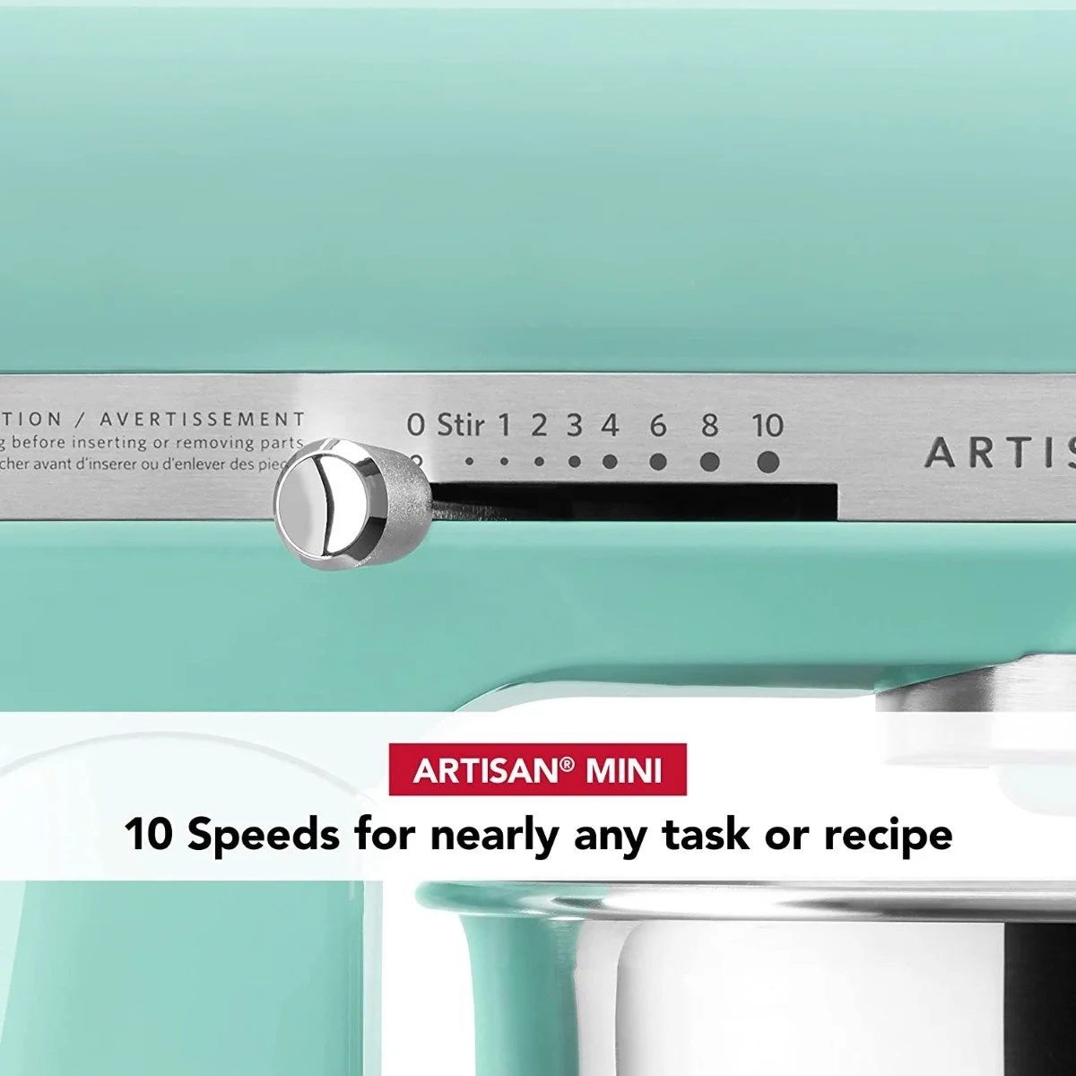 KitchenAid 3.5-Quart Artisan Mini Plus Tilt-Head Stand Mixer | Ice Blue