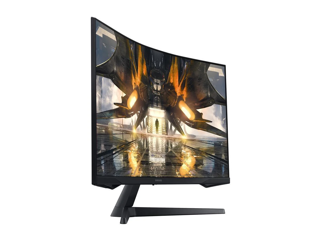 SAMSUNG 32" 165 Hz (Max) VA WQHD Gaming Monitor FreeSync Premium (AMD Adaptive Sync) 2560 x 1440 (2K) HDMI, DisplayPort, Audio Odyssey G55A LS32AG552ENXZA