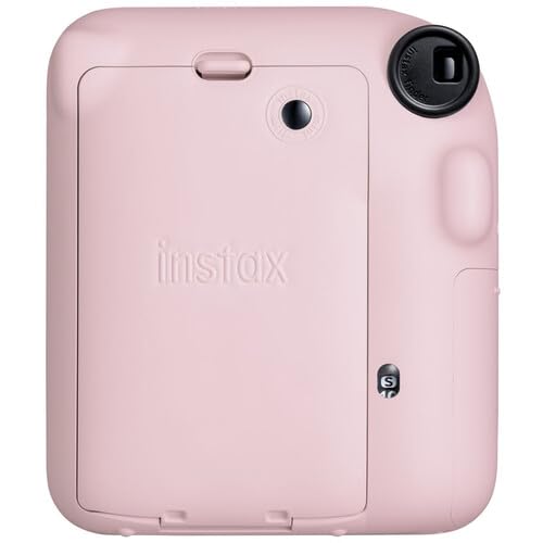 Fujifilm Instax Mini 12 Instant Camera Pastel Blue with 40 Sheets Fujifilm Instax Mini Film Bundle, Sunshine Photo Microfiber Cleaning Cloth Included