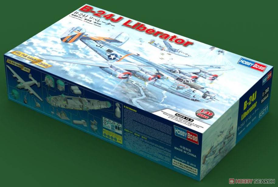 Hobbyboss 1/32 Consolidated B-24J Liberator Plastic Model Kit 83211