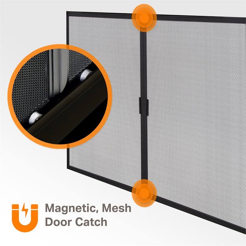 Pleasant Hearth Oil Rubbed Bronze Fireplace Door Glacier Bay Large GL-7702