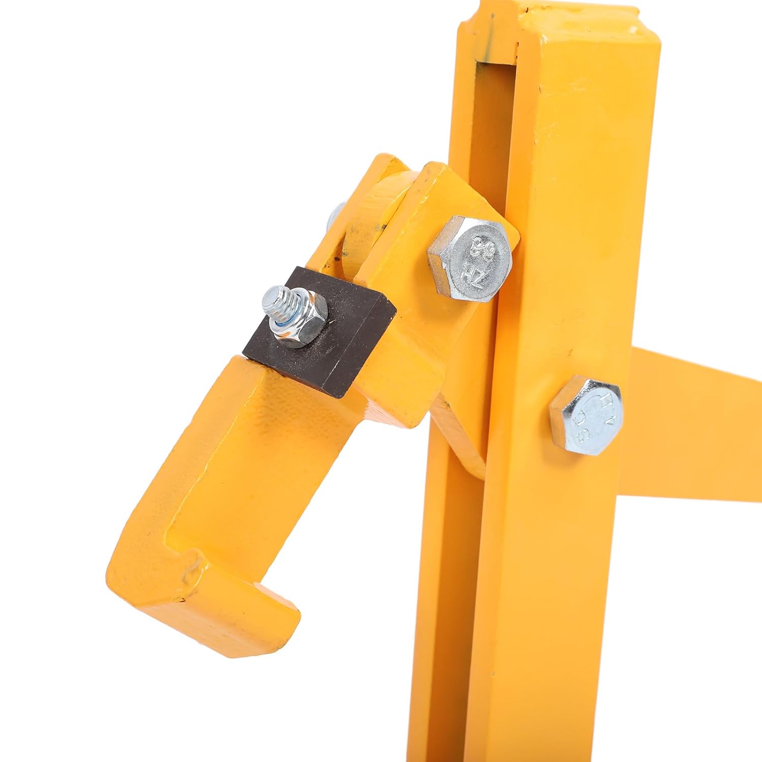 Heavy Duty Post Puller Set with Lifting Chain Puller, Fence Post Remover Puller Stainless Steel Metal Lifter with Handle for Ranch Farm, Wood Post Puller for Round Fence Posts Tree