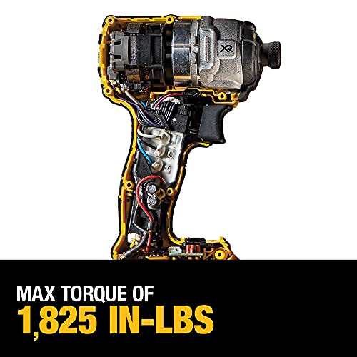 DEWALT 20V MAX* XR Impact Driver Kit, Brushless, 3-Speed, 1/4-Inch, 4.0-Ah (DCF887M2), Black