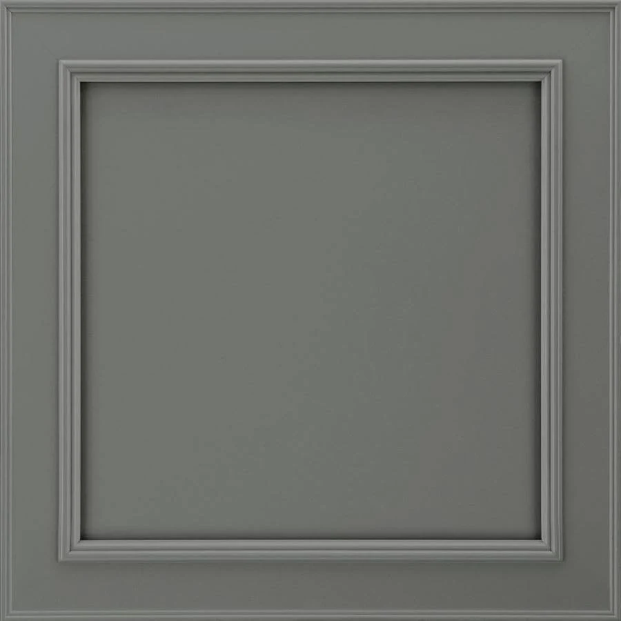 Shenandoah Breckenridge 14.5625-in x 14.5-in Painted Maple Shaker Cabinet Sample in Gray | 96953