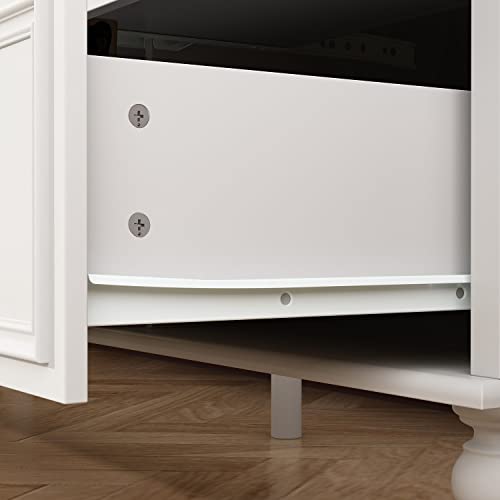 FAMAPY Chest of Drawers White Dresser 9 Drawer Dresser Modern Chest Dresser with Gold Metal Handles & Wooden Legs, Large Contemporary Dresser for Bedroom (63”W x 15.7”D x 31.5”H)