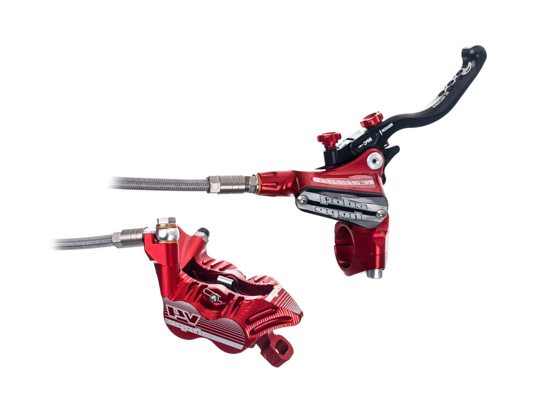 Hope Tech 3 V4 Disc BRAKE, Left/Front - 74mm Black